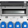 Portable Construction Distribution Board 32A 16A 4X230V Empty Without Protection