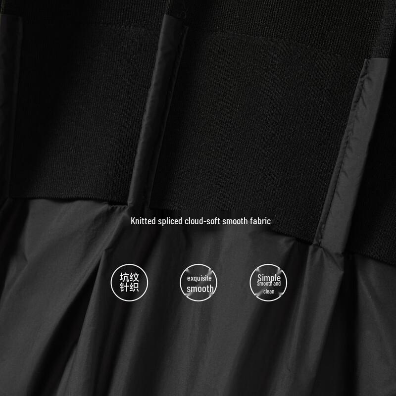 Broadcast Women's Spliced V-Neck Long-Sleeve Knit Cardigan