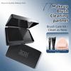 Mini Makeup Brush Washboard Square Puff Cleaner Make Up Tool Brush Cleaning Mat  Cosmetic Storage