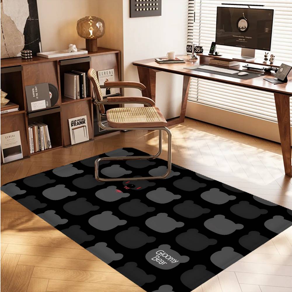Cartoon G-gloomy Bear Anime Kitchen Mat Kids Room Bedroom Decoration Balcony Anti-Slip Doormat Living Room Alfombra