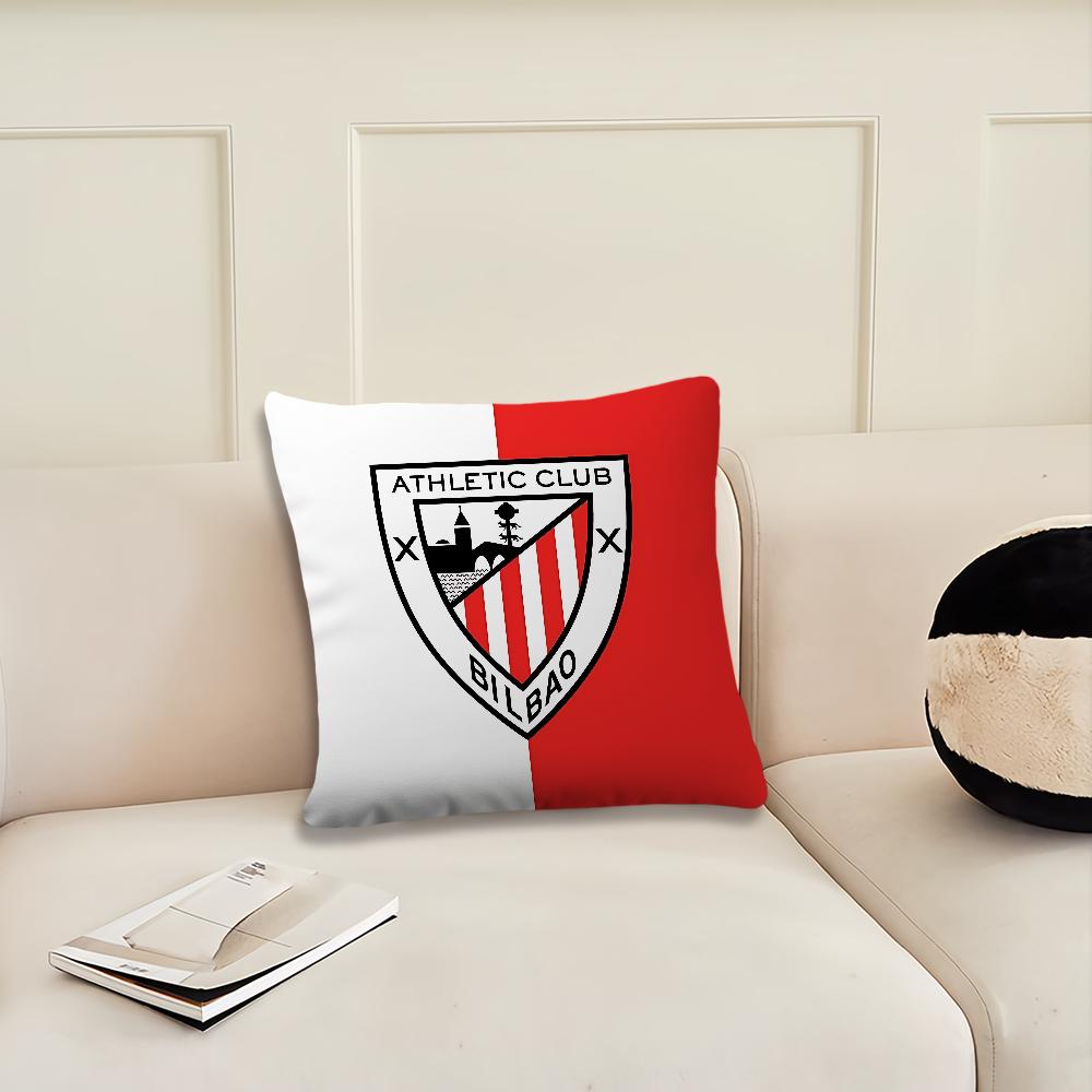 A-Athletic Club Football Cushion Cover Cushion Room Bedroom Headboard Sofa Living Backrest Nap Time Pillow Case