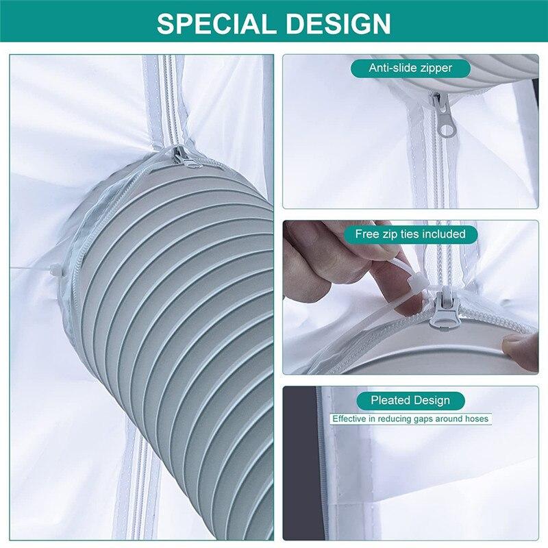 Universelle Fensterabdichtung für tragbare Klimaanlage und Wäschetrockner Funktioniert mit jeder mobilen Klimaanlage