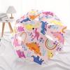 1pc Dinosaur, Rainbow Automatic Umbrella 8-Bone Design Compact Gear for Outdoor Travel, Perfect Holiday Gift  Y250827054
