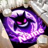 Custom Name Personalized Gengar Print Carpet, Versatile Home Decor Rug, for Playroom, Apartment, Balcony, Entryway, Hallway Gift
