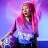 Puma AC Mailand Zweites Auswärts-Fan-Version Trikot Kurzarm Herren Pink-Elektroblau