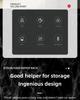 Bathroom Shelf On The Wall Without Drilling Multifunctional Storage Shelves Organizer Bathroom Hair Dryer Holder Toilet Cradle