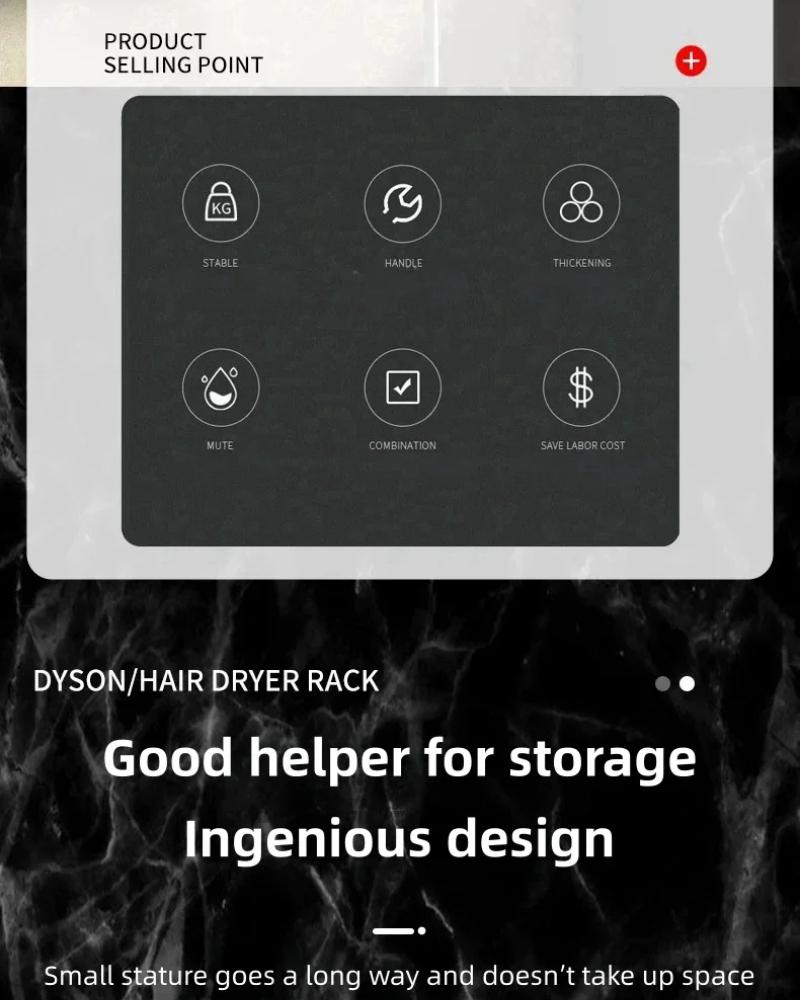 Bathroom Shelf On The Wall Without Drilling Multifunctional Storage Shelves Organizer Bathroom Hair Dryer Holder Toilet Cradle