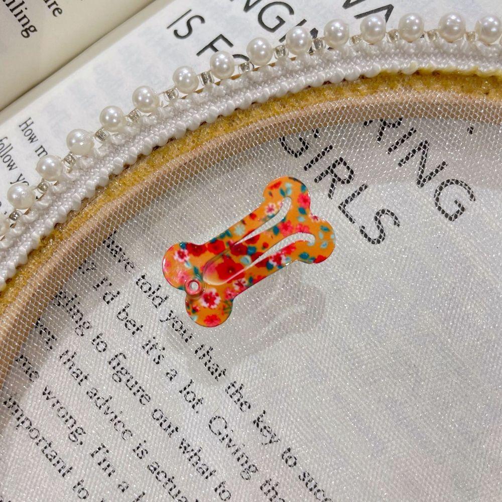 Hair Accessories Bone Shape Cute Pet Hairpin Snap Hair Clips Cat Grooming Supplies Dog Hair Clip