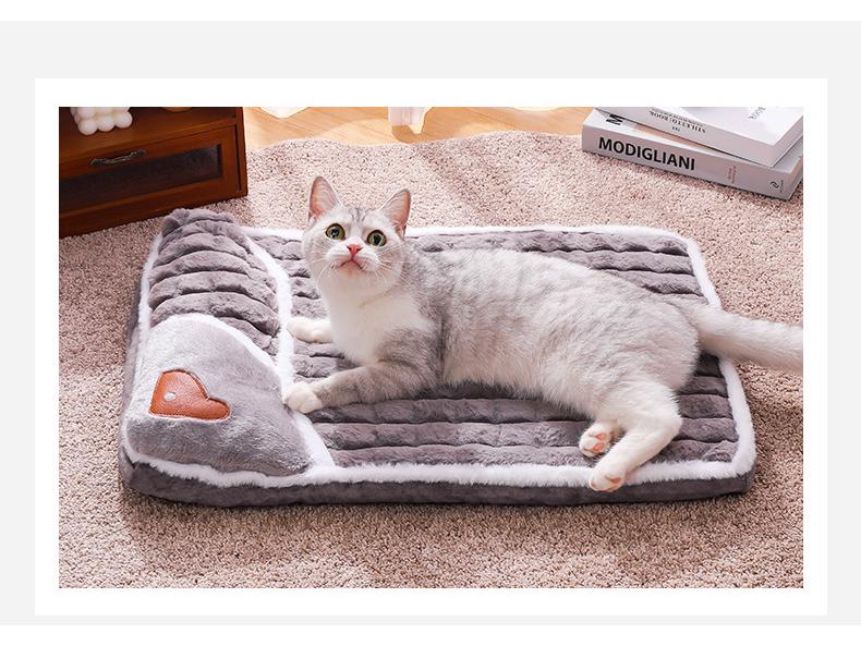 Zesílená postel pro domácí mazlíčky: Sofa Mat pro kočky a psy pro všechna roční období