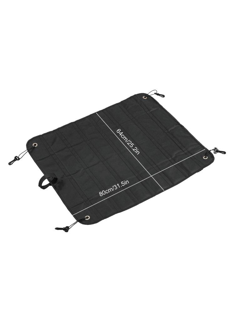 Car Trunk Bumper Protective Pads Trunk Anti-collision Pad Anti-wear Pad Pet Mat Foldable Dust Pads Dog Supplies 80 64CM чёрный