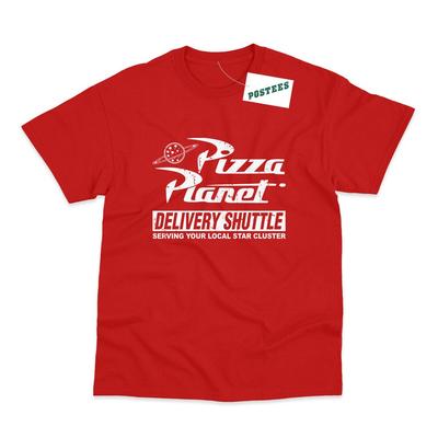 Von Toy Story inspiriertes bedrucktes T-Shirt von Pizza Planet