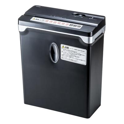 SANWA DIRECT Aktenvernichter Elektrisch Haushalt Fein Mikro-Schnitt Kompatibel mit A4 3 Blatt Karte/Heftklammer 400-PSD039