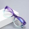 0 -0.5 -0.75 To -6.0 Fashion Cat Eye Myopia Glasses Frame Women Anti Blue Light Computer Shortsighted Prescription Eyeglasses