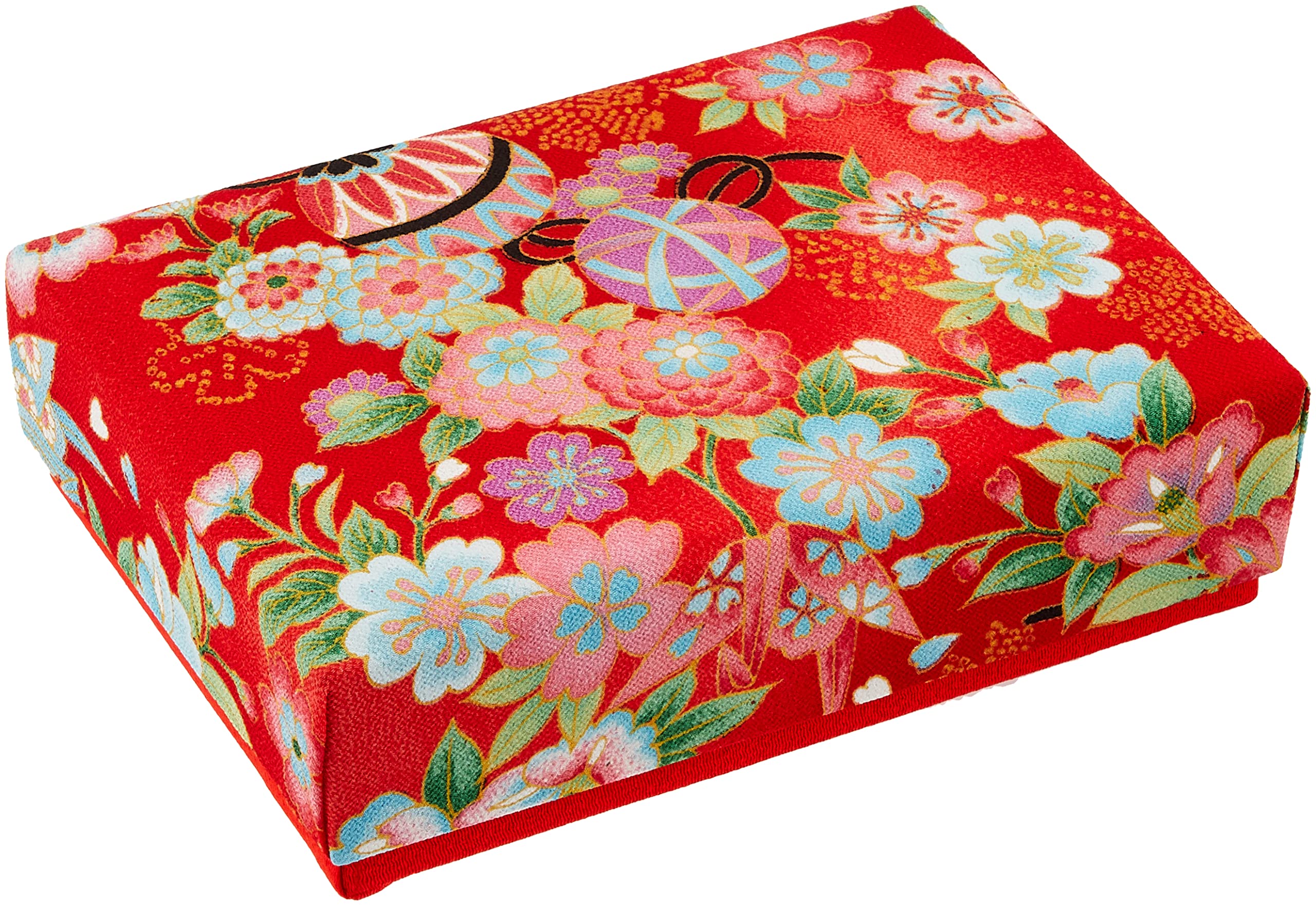 

Maruzen Japanese Pattern Ichikoshi Chirimen Goods Saika Box Large 0