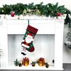 Snowman Hanging Christmas Gift Bag Penguin Fireplace Christmas Stocking  Christmas
