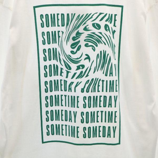 Unused VAST222 19ss Made In Japan Print Long Sleeve Sweat Trainer 3 White Men's Used