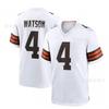 Cleveland Browns NFL Camiseta de Fútbol 4 Deshaun Watson Ropa para Fans Algodón Ropa Deportiva Unisex Adulto