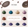 Food Grade Silicone Reusable Coffee Capsule Lid Easy Clean Reusable Capsule Lid  Daily Home Brewing