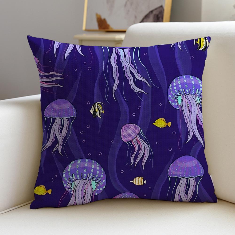 Elegant JJellyfishS Cushion Cover Pcs Linen Throw Pillow Covers x x Modern Home Decor