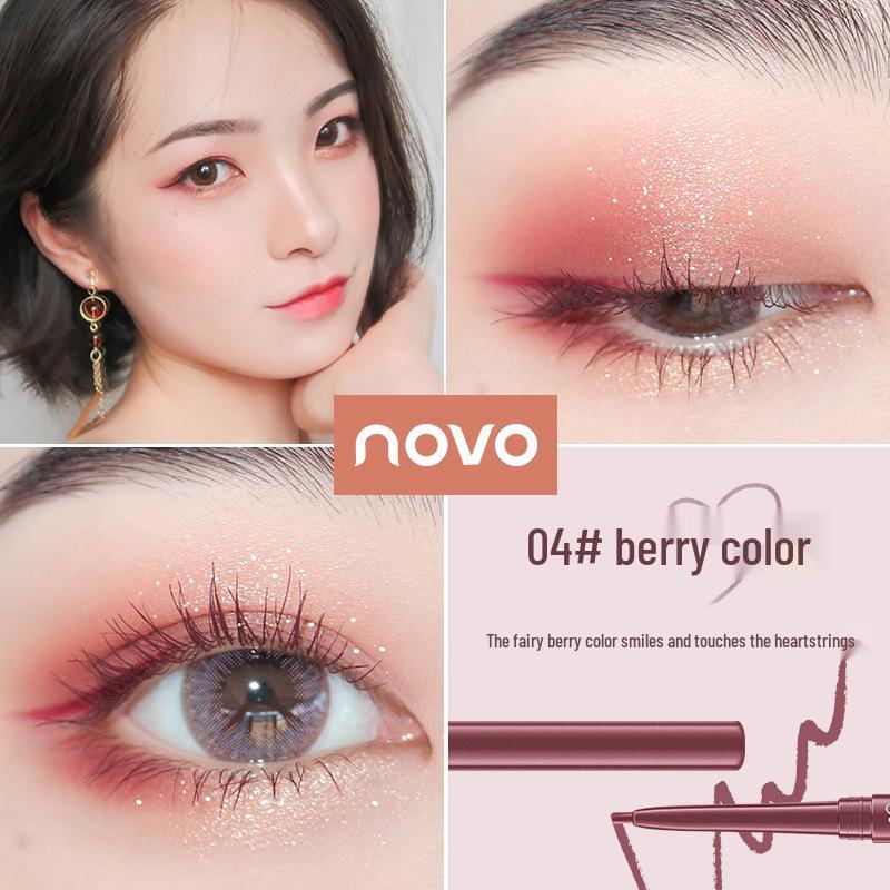 

Novo Waterproof Sweatproof Long-Lasting Eyeliner - No Smudge, Ultra-Fine Tip for Students & Beginners, Ideal for Inner Corner Highlighting