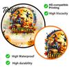 Holiday Gift for Friends Halloween Static Sticker, Cartoon Candy Jar/Scarecrow Shape Window Clings, DIY Wall Decor PVC Removable Decorative