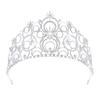 Blingbling Hair Hoop Girl Birthday Party Elegant Pageant Water Drop Crystal Girl King Costume Headwear