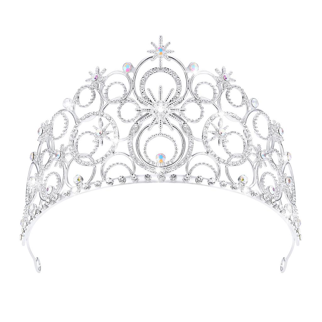 Blingbling Hair Hoop Girl Birthday Party Elegant Pageant Water Drop Crystal Girl King Costume Headwear