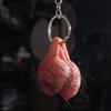 Waterproof Shy Keyring Ornament Soft Rubber Tricky Egg Keychain Keyring   Male Gift