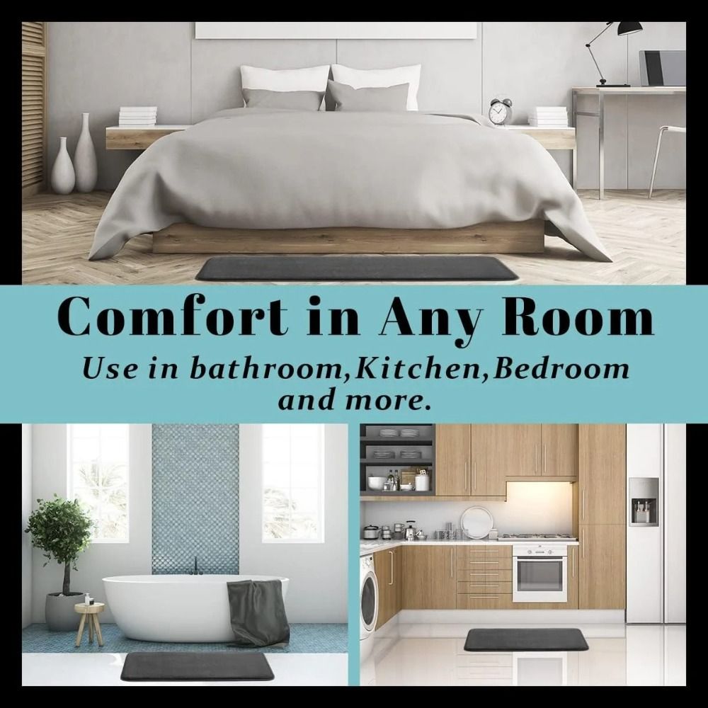 Anti-slip Bedroom Mat Ultra Soft Floor Mat Durable Bathroom Rug Household