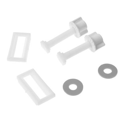 Bathroom Hardware for Toilet Lid with Mounting Screws Toilet Seat Hinges Toilet Seats Fitting Fasteners Kits Screws and Nuts