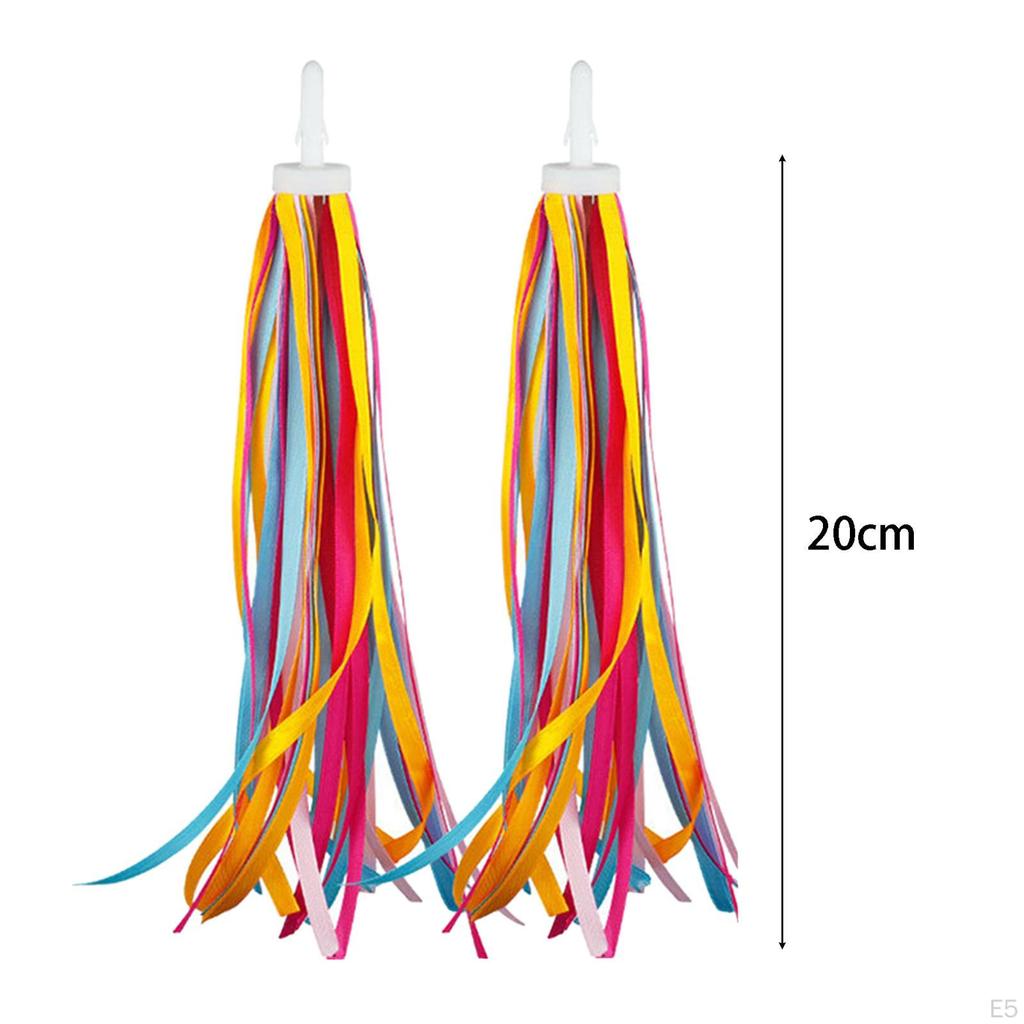 8" Long Bicycle Handlebar Streamers for Tricycle Riding