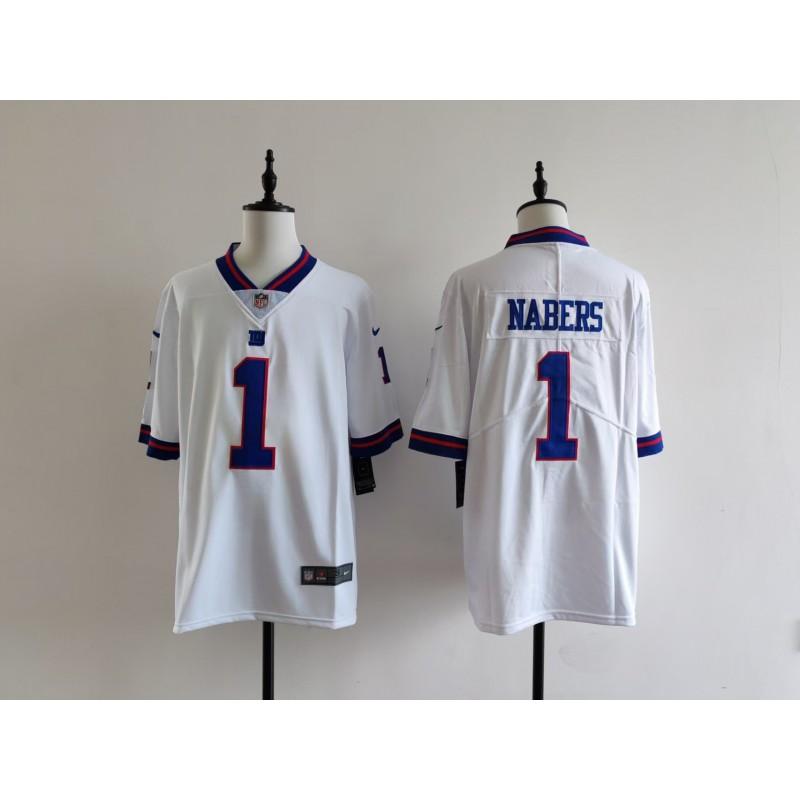 Mens Football Jersey Giants Team 1 8 JONES 26 BARKLEY 56 44 Embroidered Rugby Uniform
