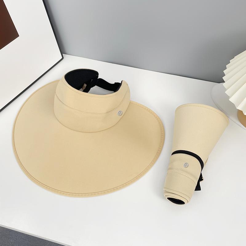 UV Women's Summer Sun Hat with Wide Brim, Full Face Coverage, UV Protection, Ice Silk Sunshade Hat, Outdoor Beach Bucket Hat