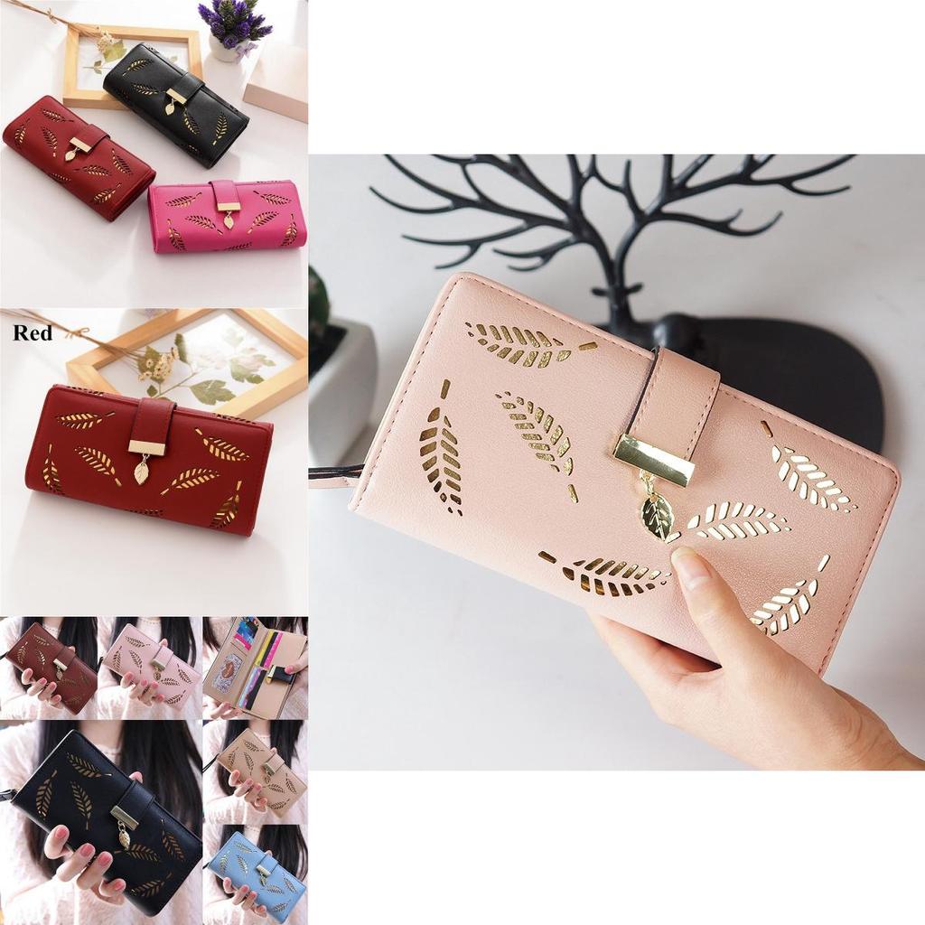 Elegant Fashion Women Purse Wallet Long Card Holder Clutch With Luxurious Crown Design