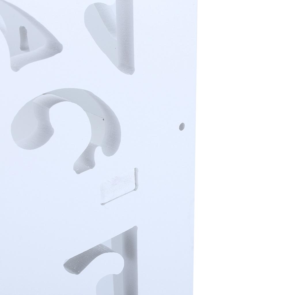 4 Tiers Shoe Rack 4 Tiers White Hollow Out Shoe Rack Stand Storage Organiser Shelf Household Supplies Shoe Rack Organiser Shelf