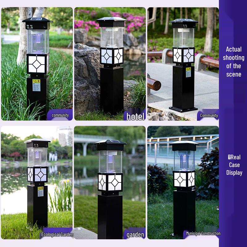 Solar Outdoor Mosquito and Insect Killer Lamp