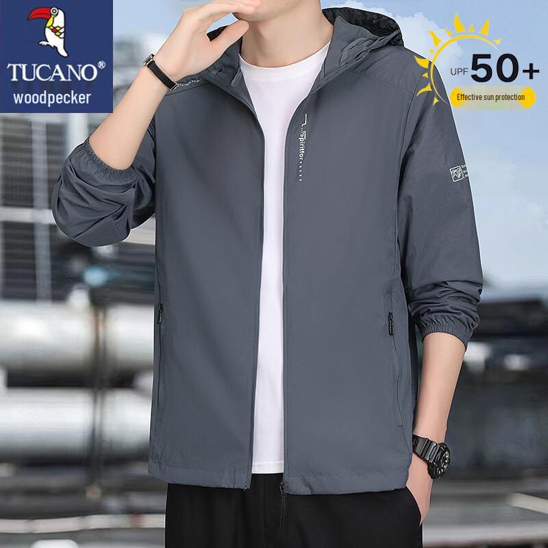 TUCANO Men s Summer Ice-Feel Sun Protection Hooded Jacket 3XL