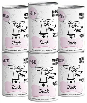 Paka Zwierzaka | Pepe | Croquettes Humides Pour Chien 400G - Pepe Canard | Canard 6X400G