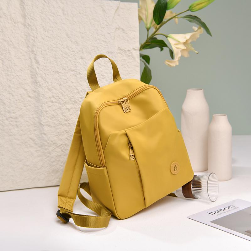 Fashion Backpack Female Waterproof Nylon Daypack Women Shoulder Bag Lightweight Travel Rucksack Multiple Pockets Schoolbag