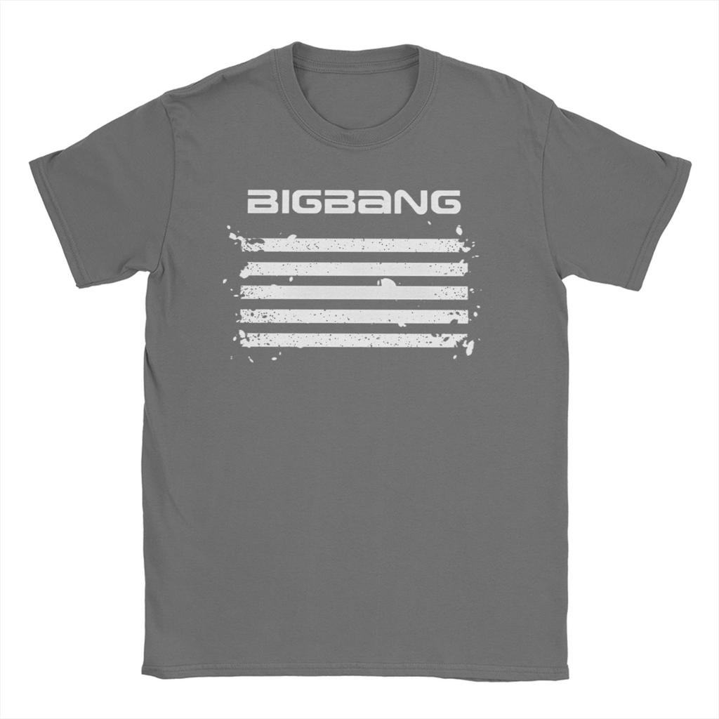 Big Bang BIGBANG GDragon TShirts for Men Women Round Collar Pure Cotton T Shirts Kpop Music Short Sleeve Tees Gift Idea Tops