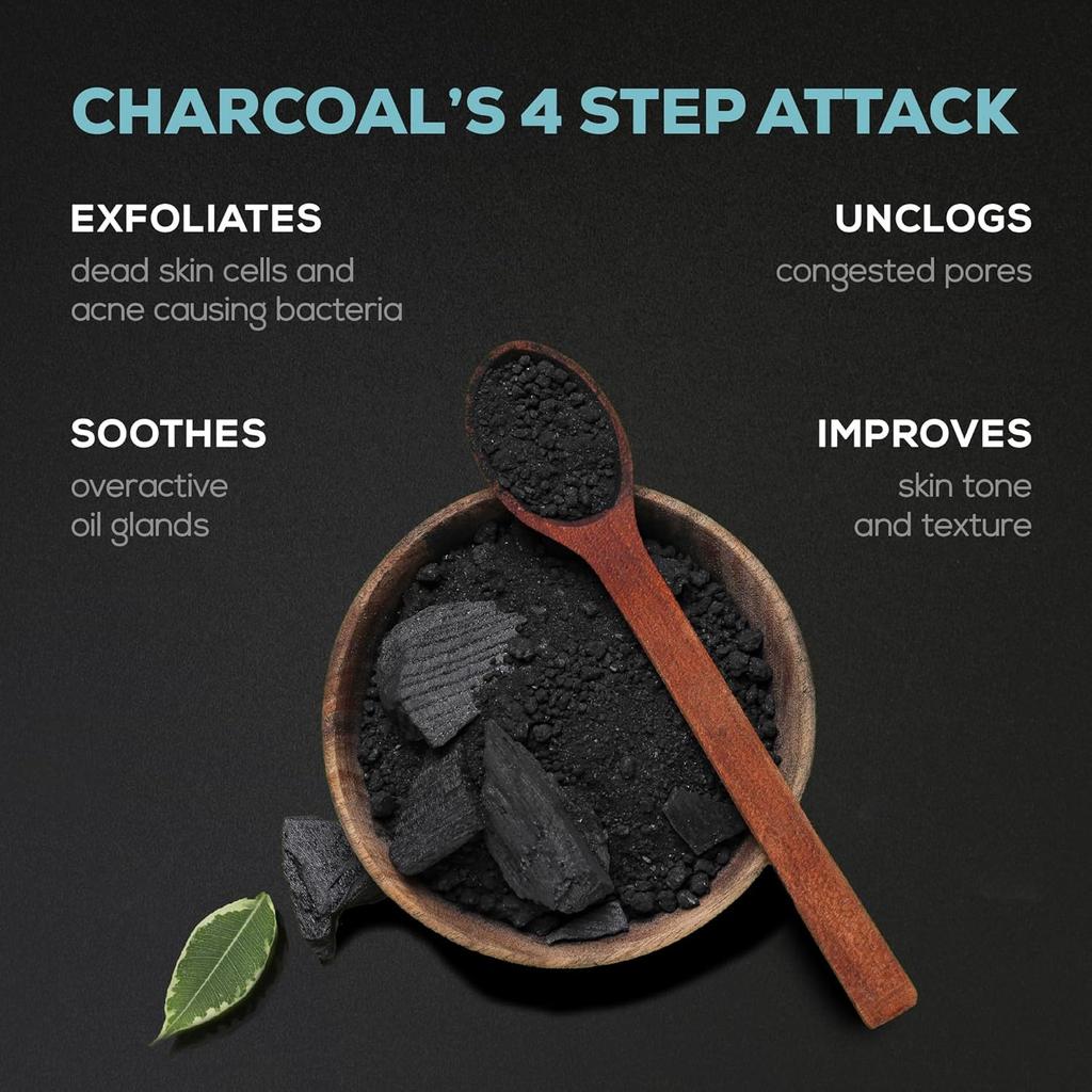Joy Activated Charcoal Face Wash for Oily Skin 150ml X 2