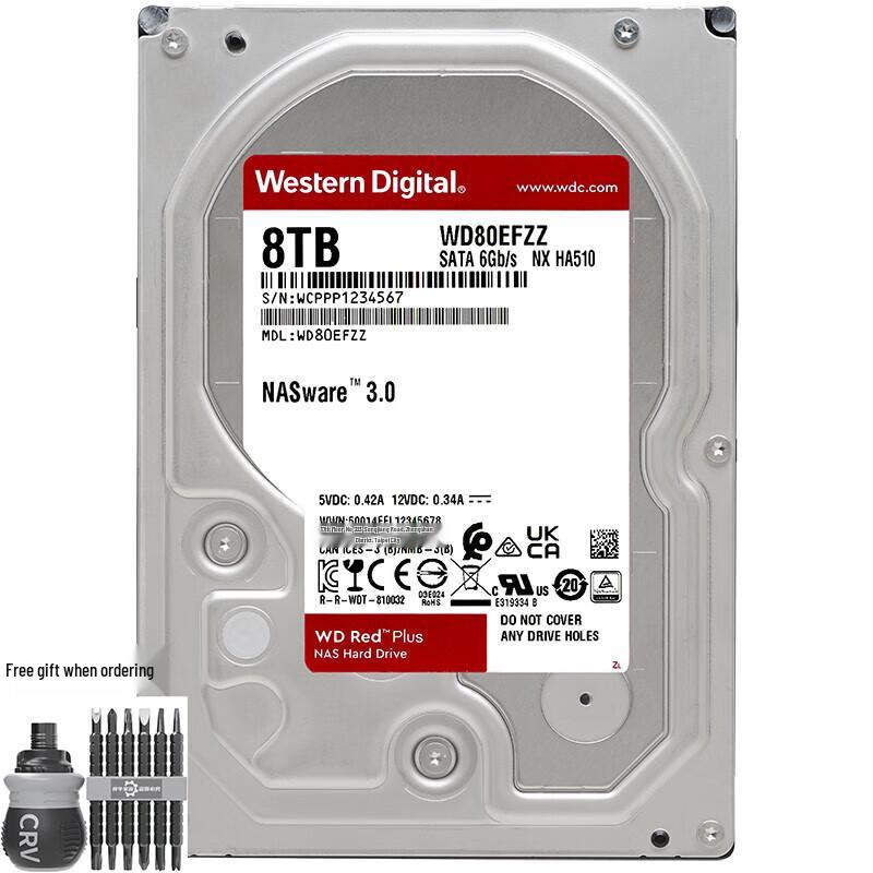

Western Digital WD Red Plus 8TB NAS Hard Drive