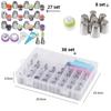 Cake Decorating Tools Set with Piping Nozzles Icing Tips Fondant Nails Pastry Bags for Baking Cupcakes Cookies - DIY Dessert Kit