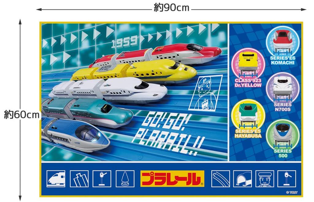 Skater pikniková deka velikost S 60 x 90 cm Plarail 22 VS1-A