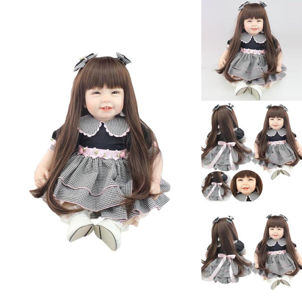 Npk Cute Smiling Face Realistic Baby Doll For Pretend Play And Girls' Gifts