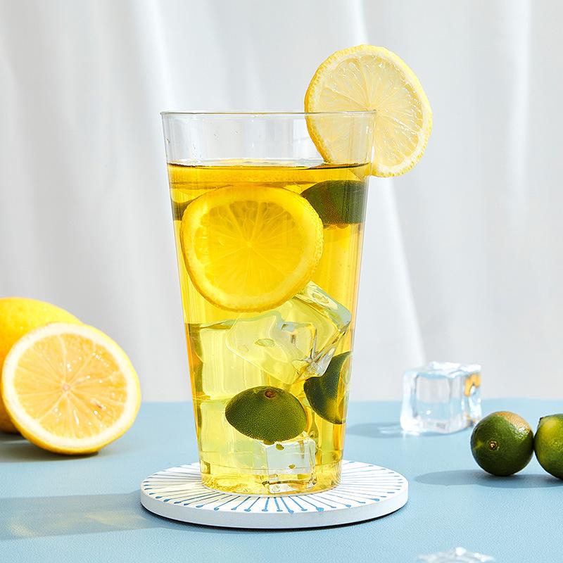 240ml Transparent Hard Plastic Aviation Cup with Customizable Logo