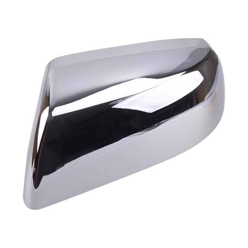 1Pair Side Mirror Cap Cover Chrome Fit for Toyota Tundra Sequoia 2008 2009 2010 2011 2012 2013 2014 2015 2016 2017 2018-