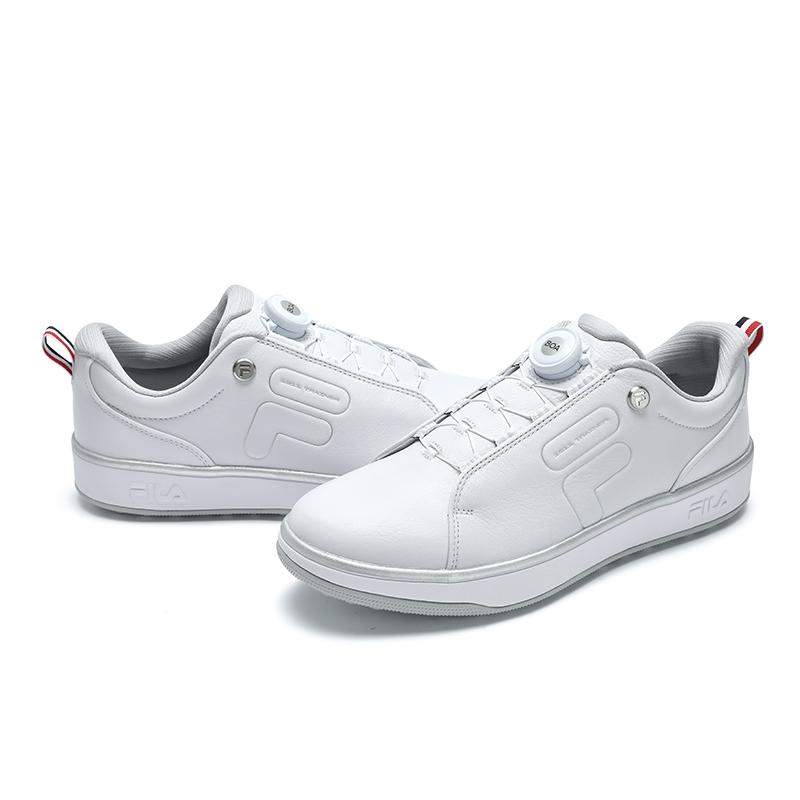 Fila GF 1911 Trainer Cushioning, Wear Resistant Low Top Golf Shoes Men's FILA White A12M431703FWT