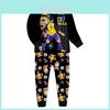 Conjunto de Pijama Infantil con Estampado Cr7 de Tejido Suave con Dibujos Animados para Niños y Niñas