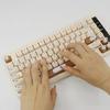 70 Pcs Keyboard Sticker for Long Nails Universal Nail Art Keyboard Bubbles Self-Adhesive Silicone Typing Keycaps for Office Girls Gaming